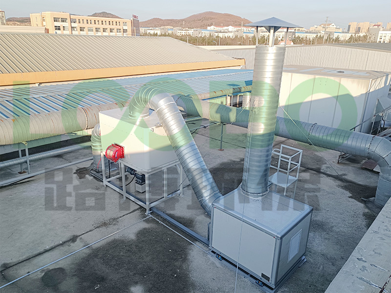 威海某装备制造企业—喷漆打磨烟气治理项目